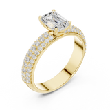 Gold Ring DDLR-1066, Yellow Gold, view 2
