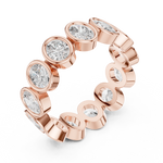Gold Ring DDLR-221, Rose Gold, view 2