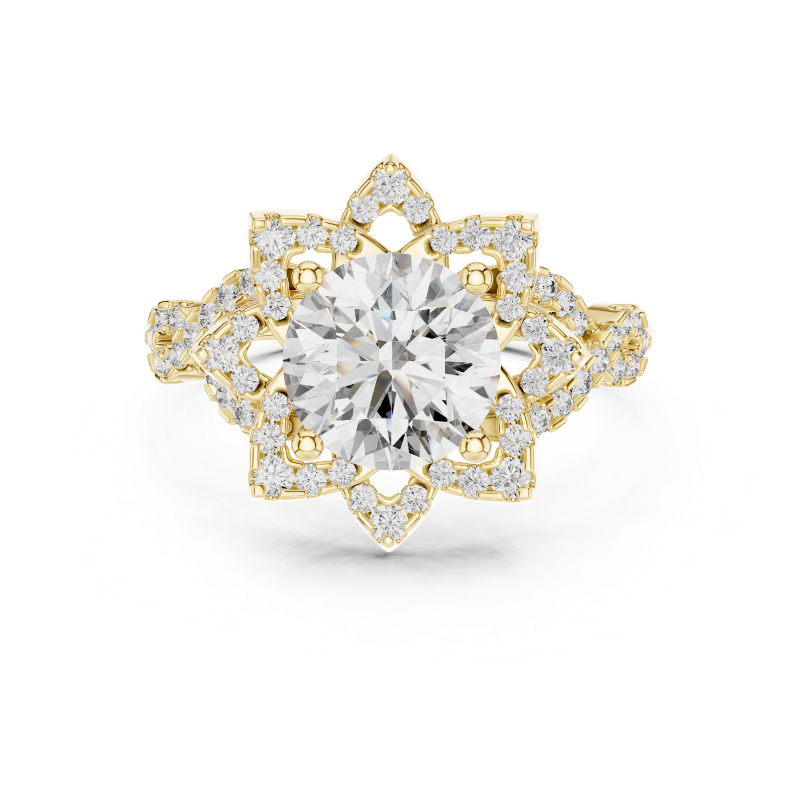 Gold Ring DDLR-061, Yellow Gold