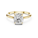 Gold Ring DDLR-808, Yellow Gold, view 4