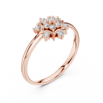 Gold Ring Ledis Ring, Rose Gold, view 2