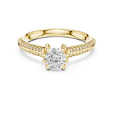 Gold Ring LR-0331, Yellow Gold, view 4