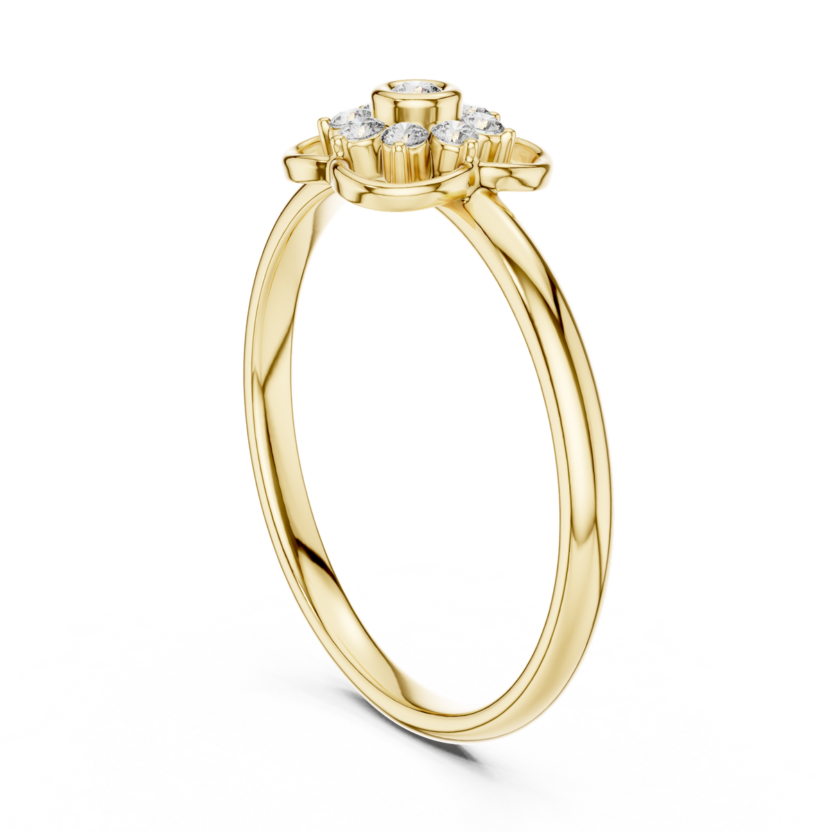 Gold Ring 1 (405), Yellow Gold, view 1