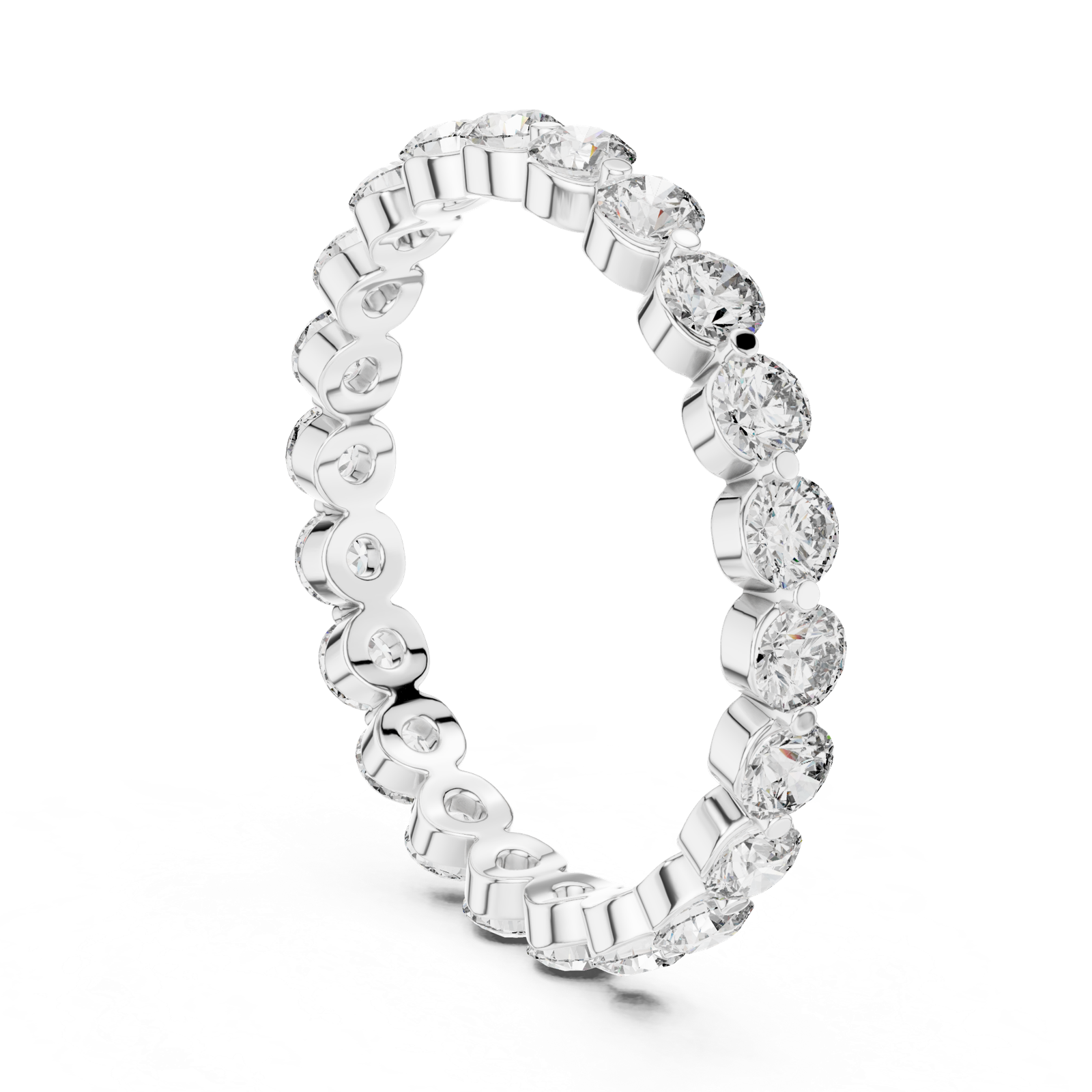 Gold Ring DDLR-214, White Gold