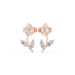 Gold Earrings Earring, Rose Gold, view 4