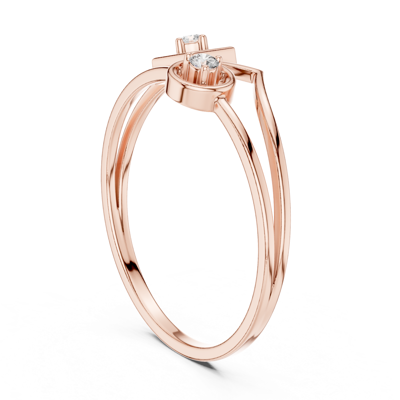 Gold Ring 1 (155), Rose Gold