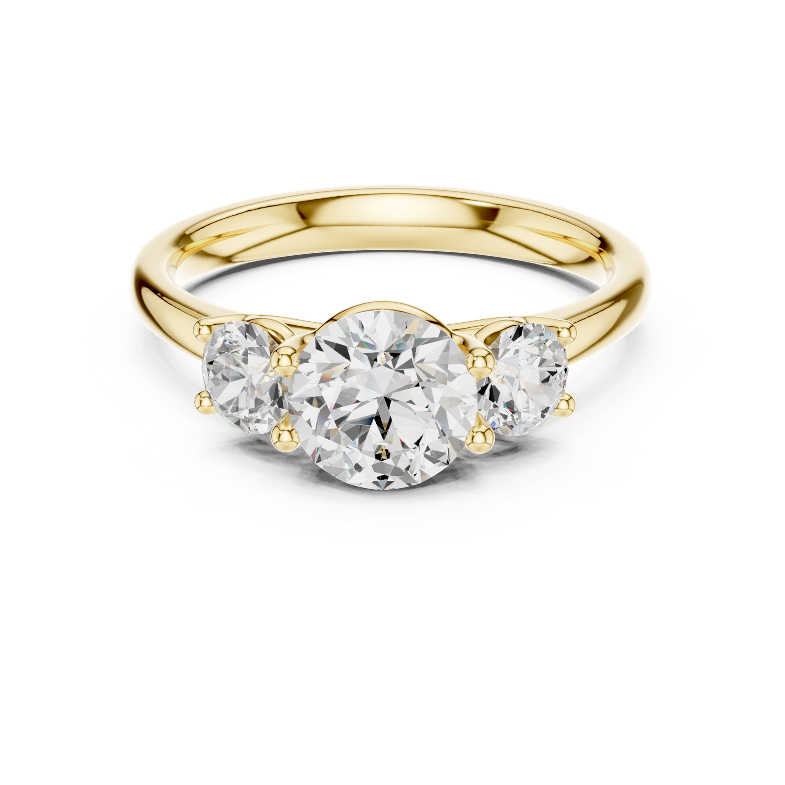 Gold Ring DDLR-638, Yellow Gold