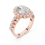 Gold Ring DDLR-365, Rose Gold, view 2