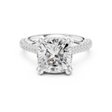 Gold Ring DDLR-953, White Gold, view 4