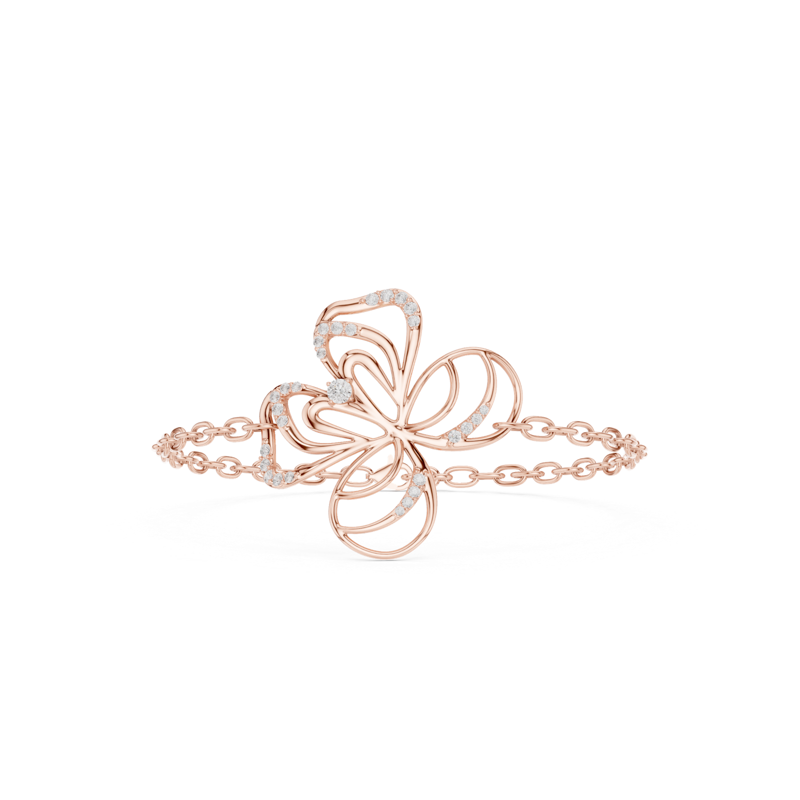 Gold Bracelet SBWB (11), Rose Gold, view 4