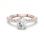 Gold Ring DDLR-1058, Rose Gold