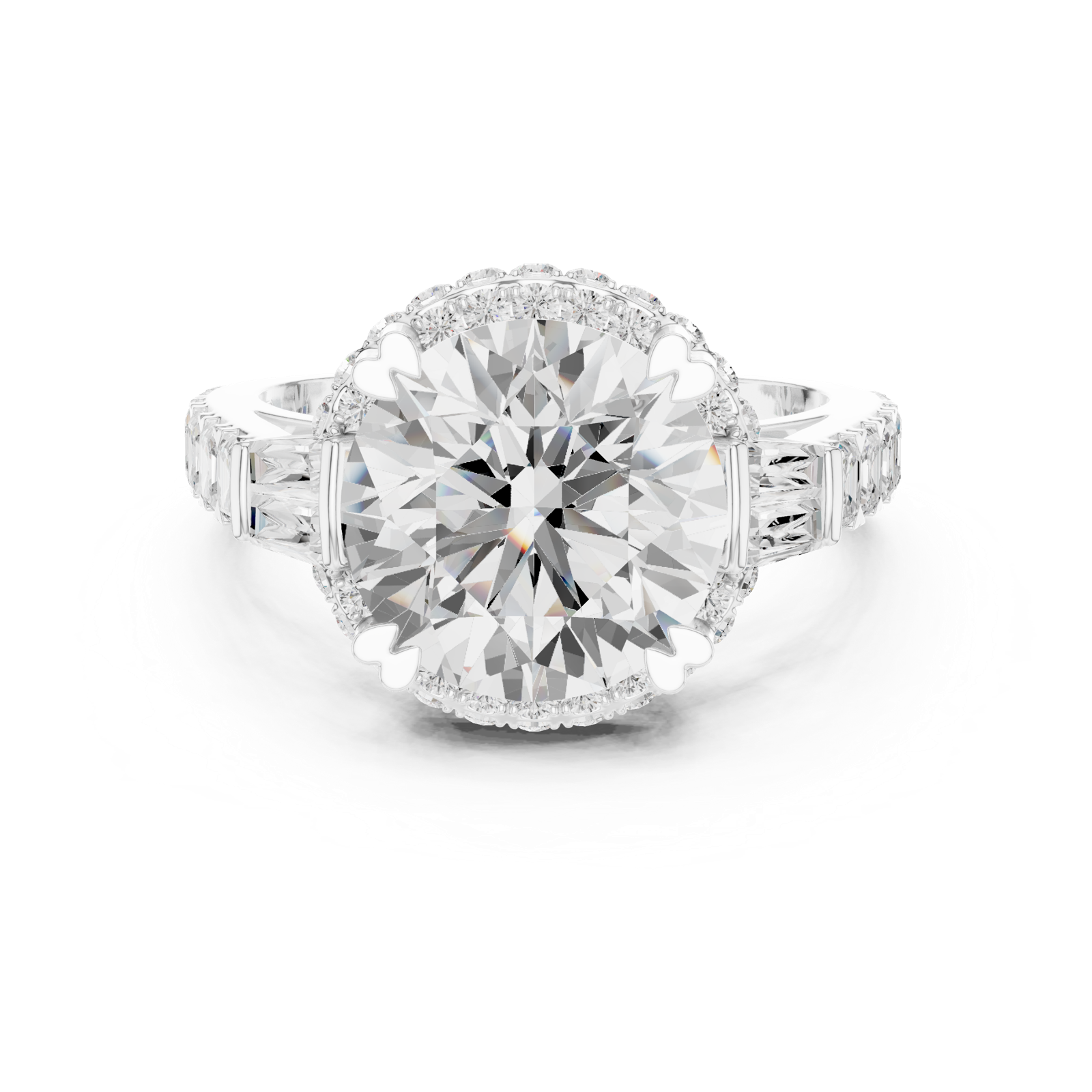 Gold Ring DDLR-354, White Gold
