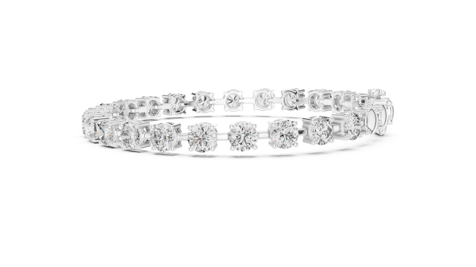 Gold Bracelet FBR0263-3, White Gold, view 3