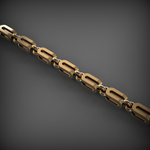 Gold Cuban Chain L38-682, Yellow Gold