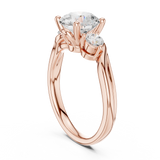 Gold Ring DDLR-272, Rose Gold, view 1