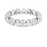 Gold Ring L22-R5, White Gold, view 4