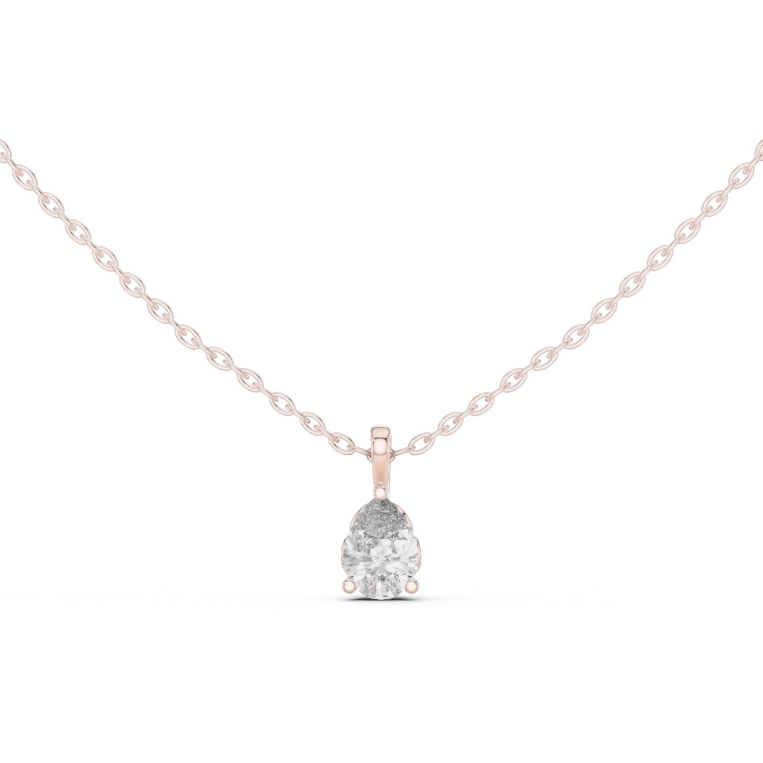 Gold Pendant GPD-0066, Rose Gold