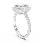 Gold Ring DDLR-731, White Gold, view 1
