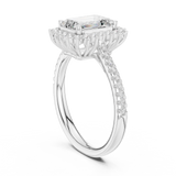 Gold Ring DDLR-731, White Gold, view 1