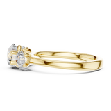 Gold Ring DDLR-638, Yellow Gold, view 3