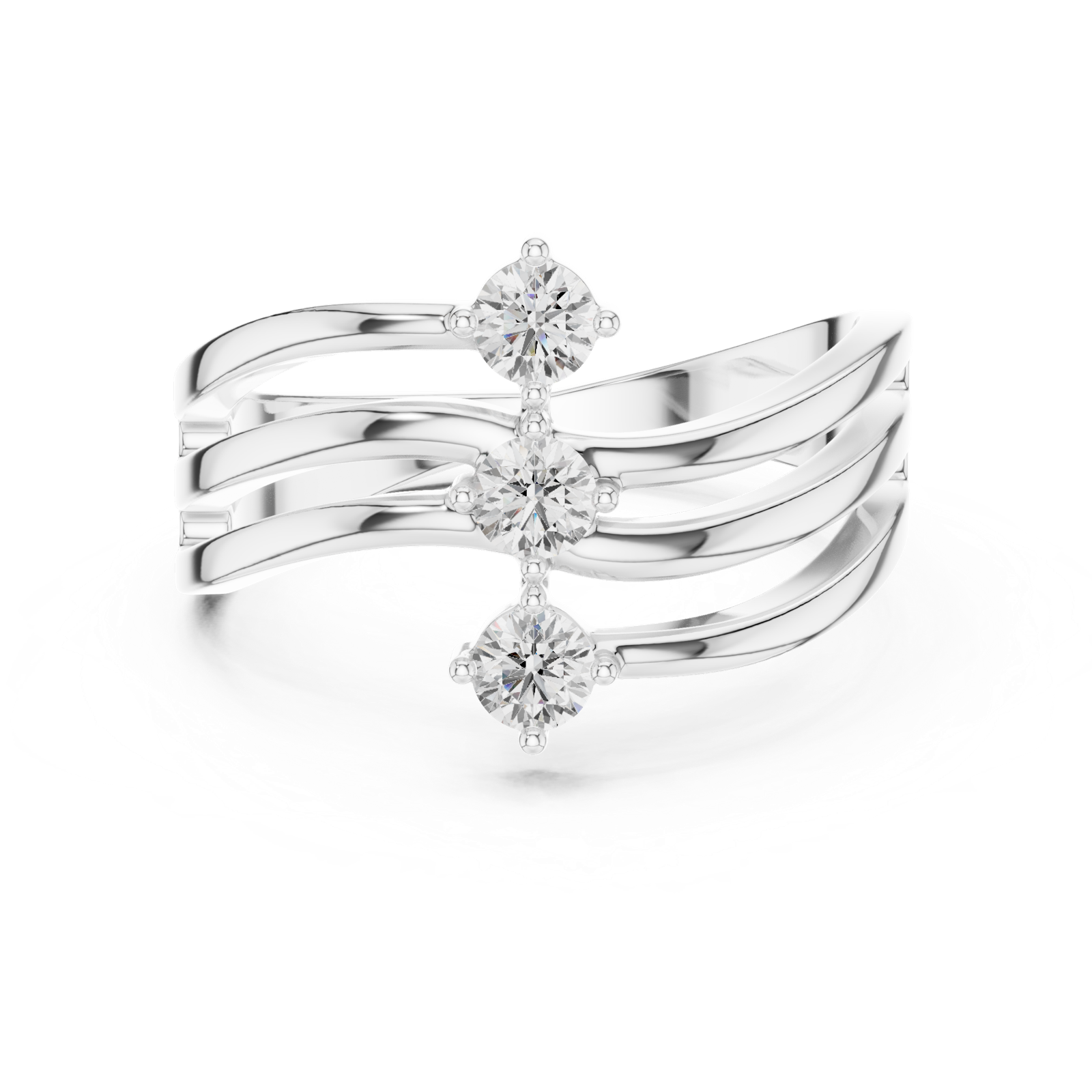 Gold Ring SBWR(37), White Gold, view 4