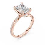 Gold Ring DDLR-963, Rose Gold, view 2