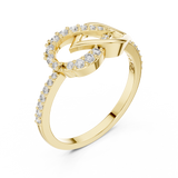 Gold Ring LR-01 (54), Yellow Gold, view 2