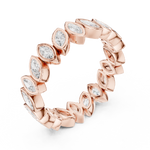 Gold Ring DDLR-311, Rose Gold, view 2