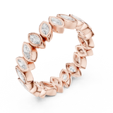 Gold Ring DDLR-311, Rose Gold, view 2