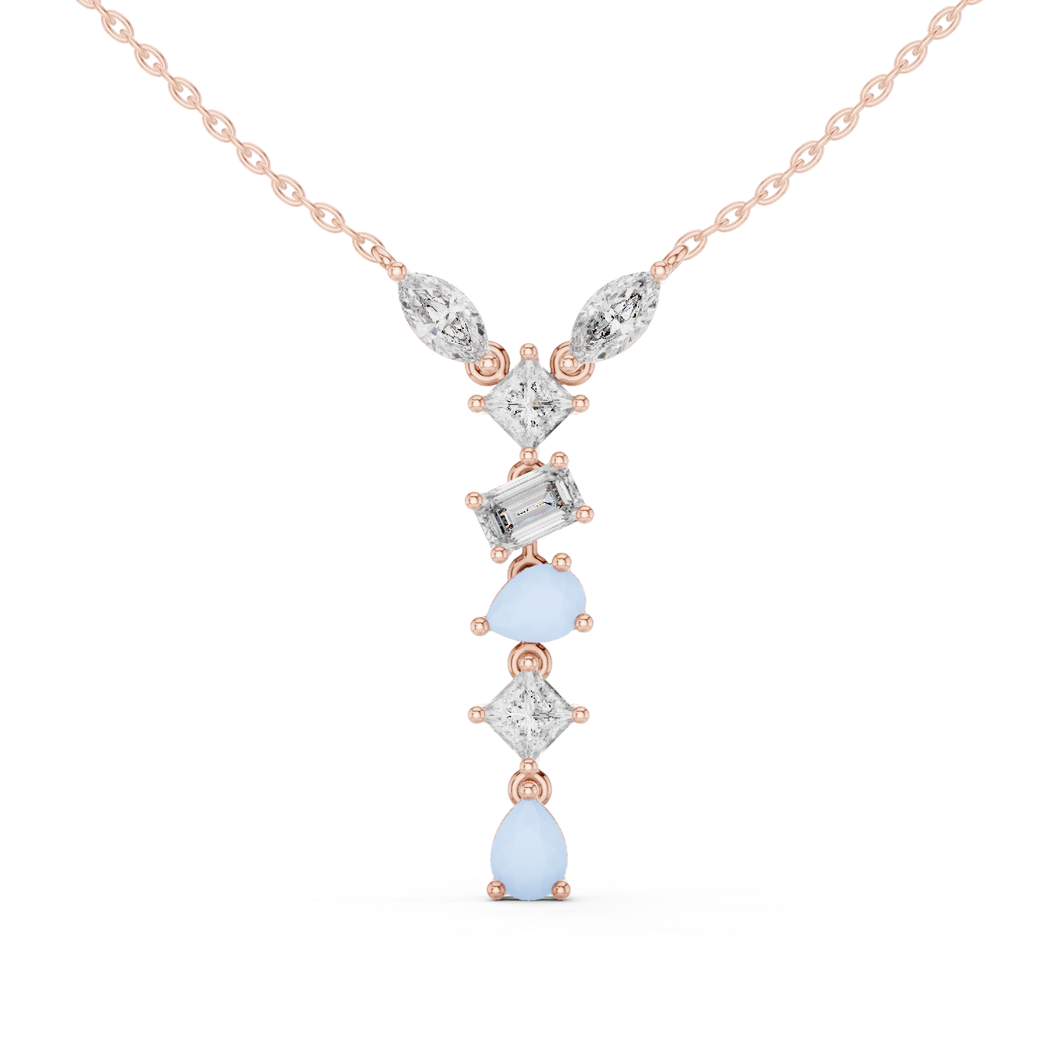 Gold Pendant GPD-0070, Rose Gold, view 0