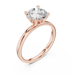 Gold Ring DDLR-847, Rose Gold, view 2
