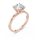 Gold Ring DDLR-847, Rose Gold, view 2