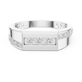 Gold Ring DDLR-389, White Gold, view 4