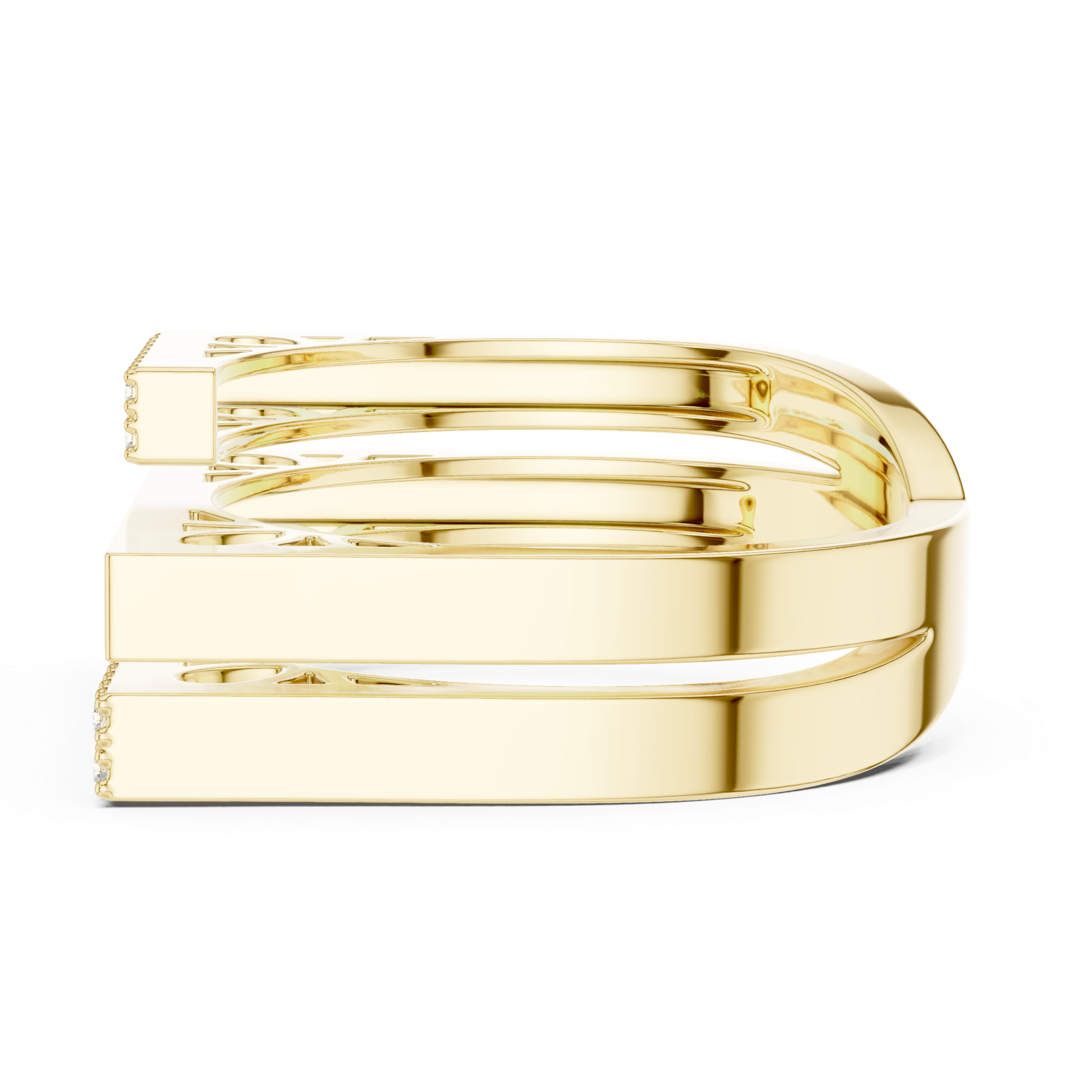Gold Ring SBWR(32), Yellow Gold, view 3