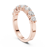 Gold Ring DDLR-382, Rose Gold, view 1