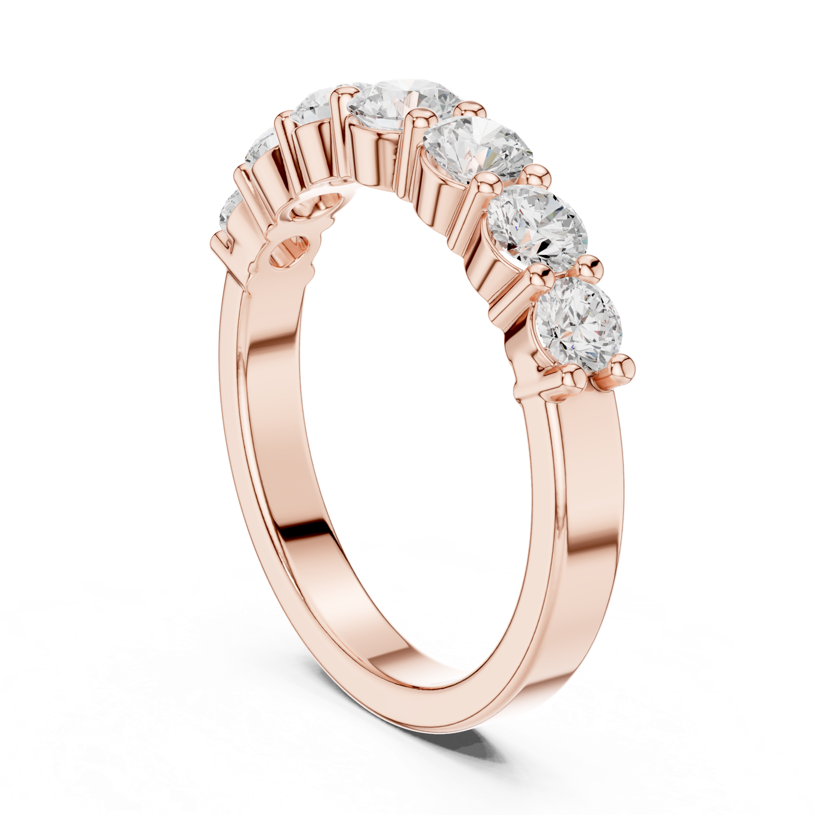 Gold Ring DDLR-382, Rose Gold, view 1