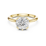Gold Ring DDLR-931, Yellow Gold, view 4