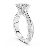 Gold Ring LR-0280, White Gold