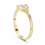 Gold Ring HLR-93, Yellow Gold, view 1