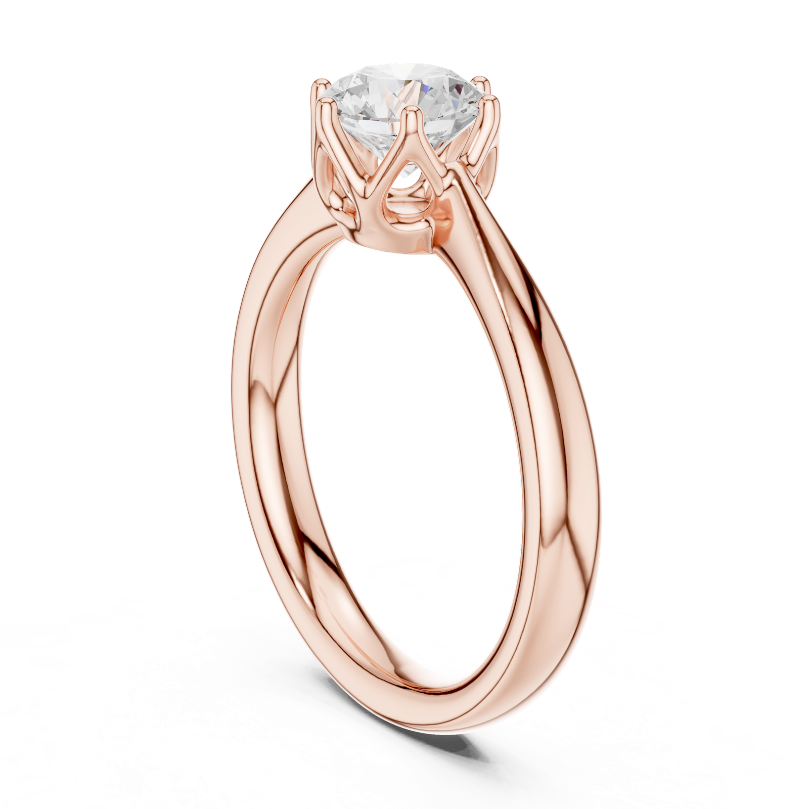 Gold Ring DDLR-562, Rose Gold