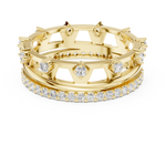 Gold Ring R24, Yellow Gold, view 4