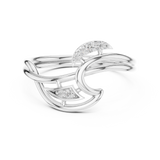 Gold Ring 1 (210), White Gold, view 4