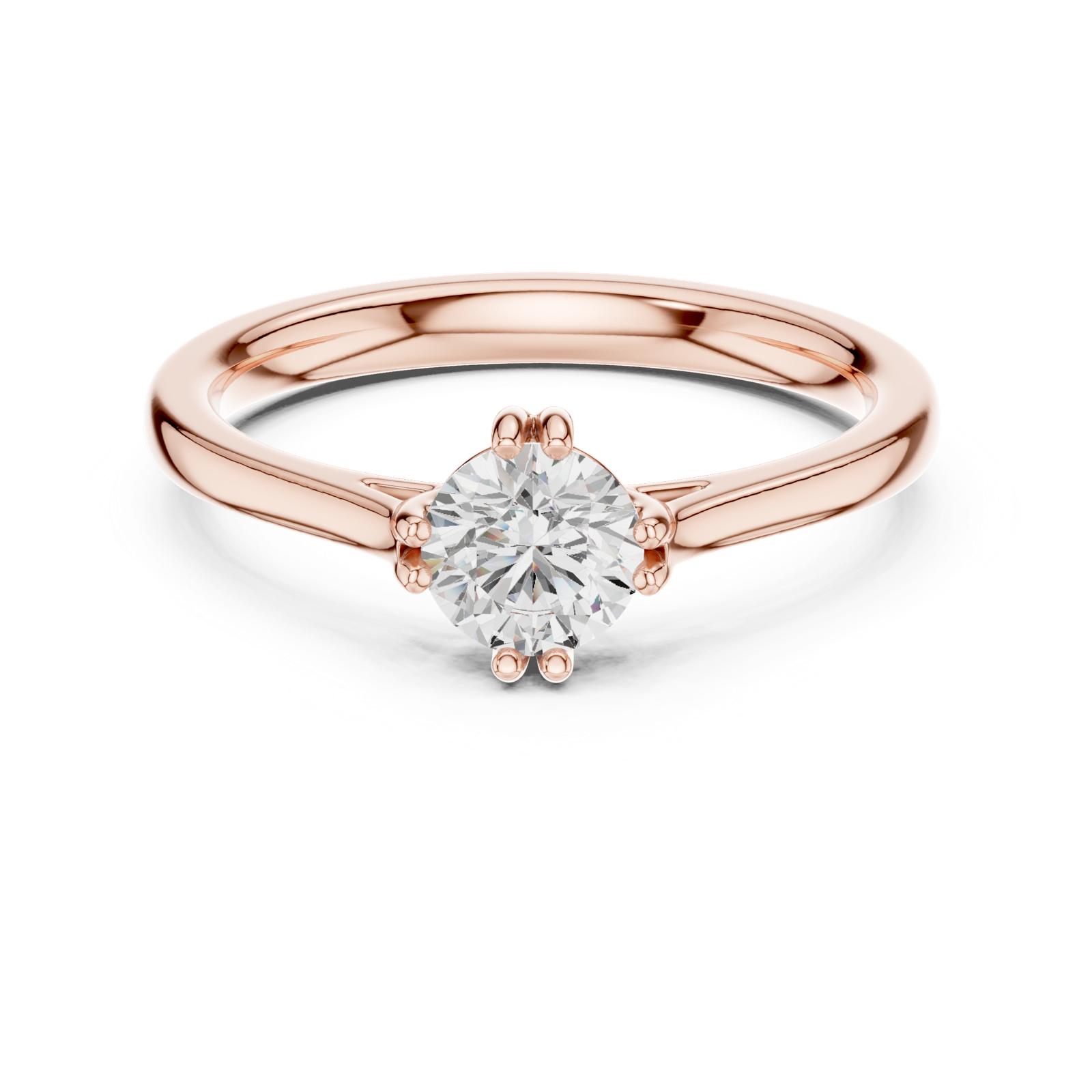 Gold Ring DDLR-542, Rose Gold