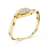 Gold Ring 1 (165), Yellow Gold, view 2