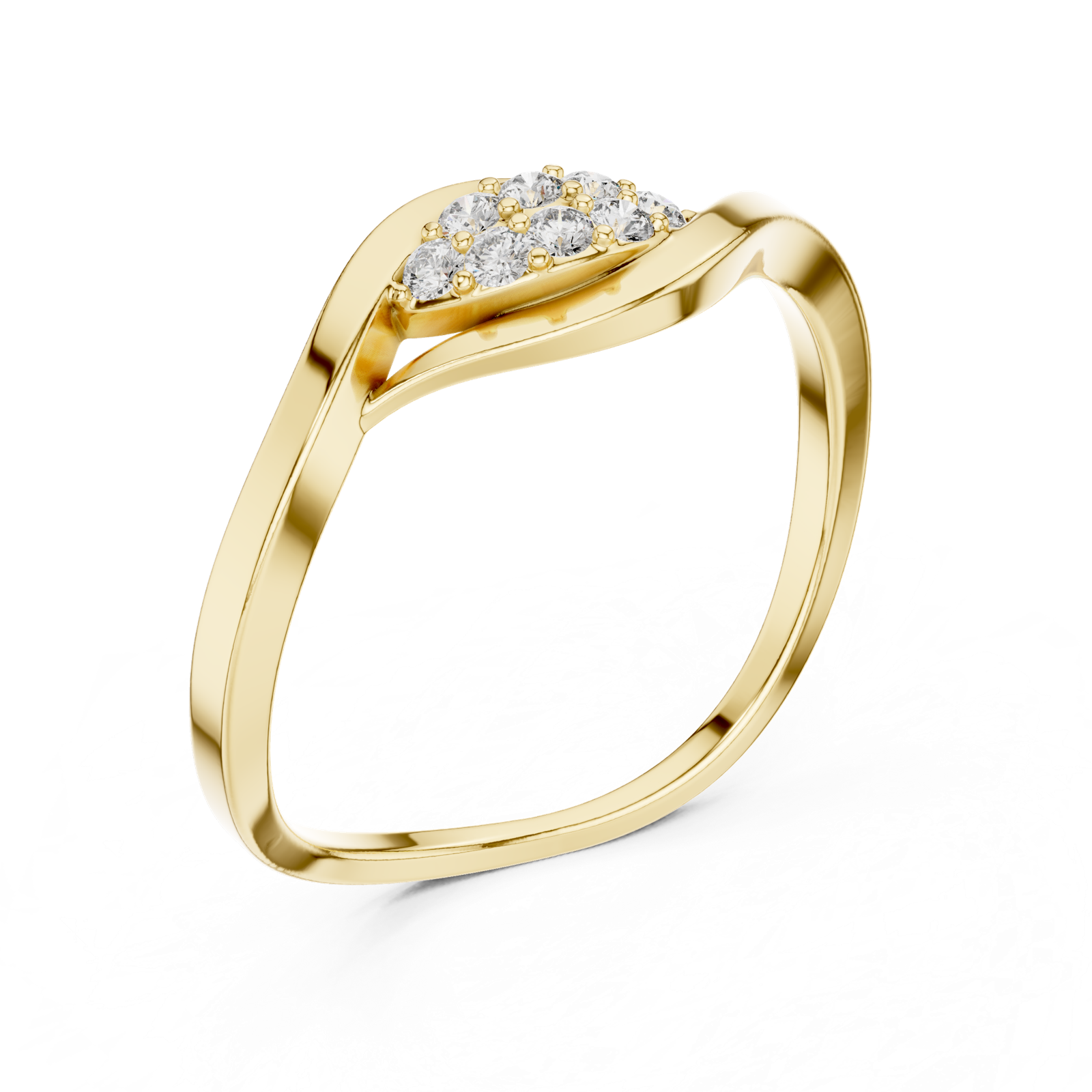 Gold Ring 1 (165), Yellow Gold, view 2