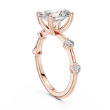Gold Ring DDLR-056, Rose Gold, view 1