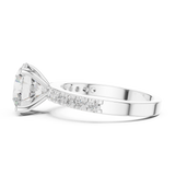 Gold Ring DDLR-750, White Gold, view 3