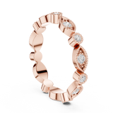 Gold Ring DDLR-372, Rose Gold