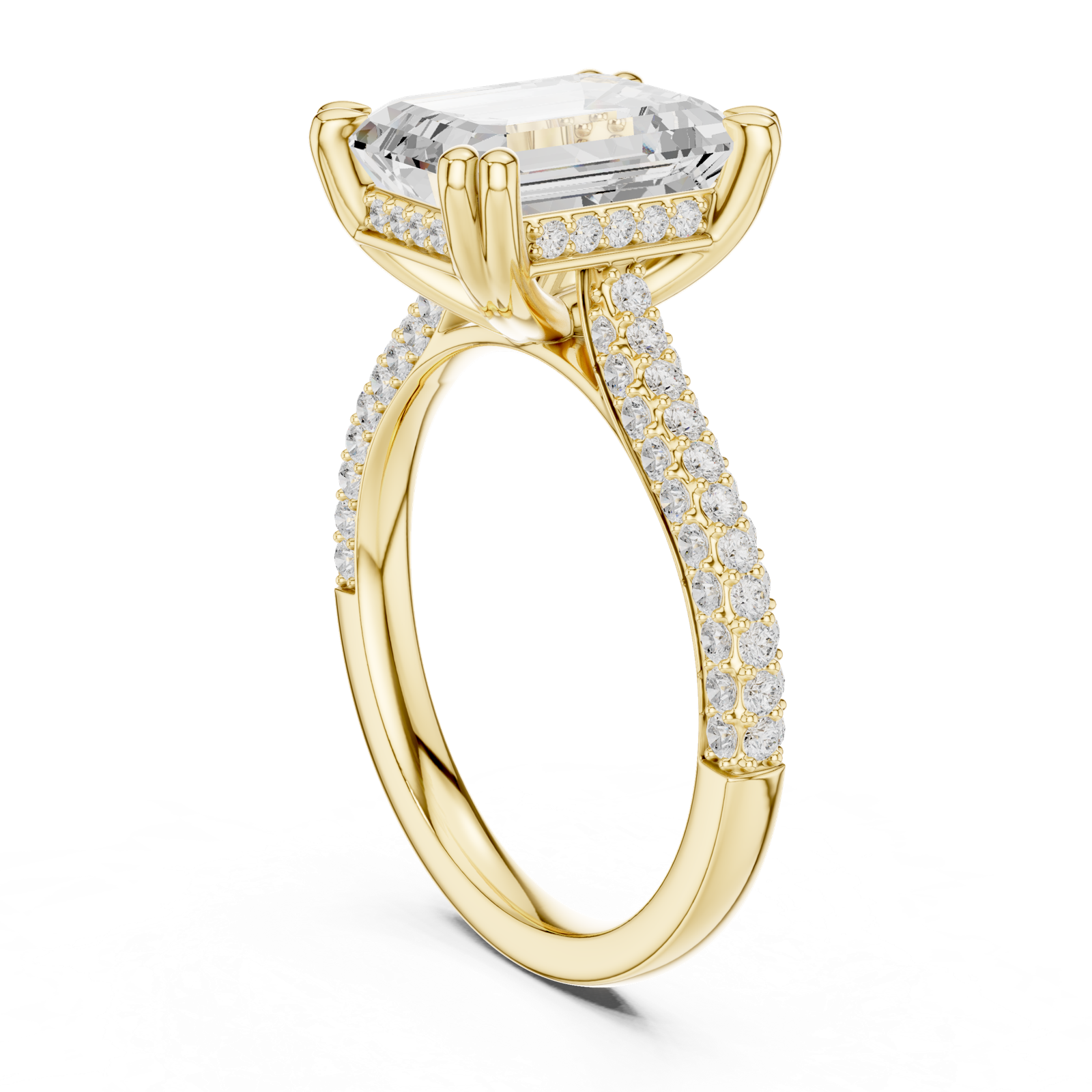 Gold Ring DDLR-954, Yellow Gold, view 1