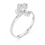 Gold Ring 1 (267), White Gold, view 2